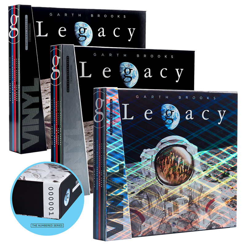 The Legacy Collection 3 Numbered Boxed Sets Garth Brooks Official Store
