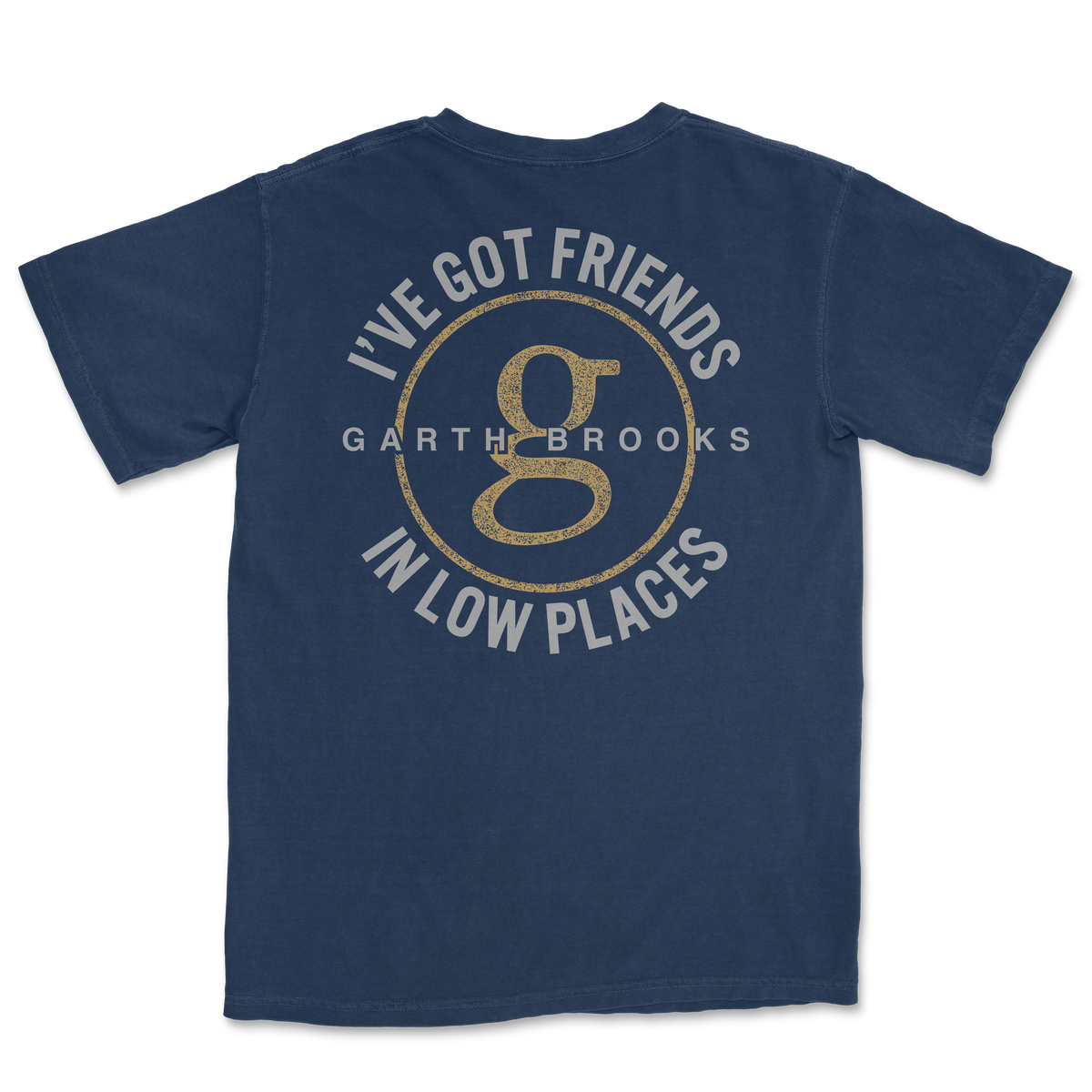 Navy Blame It Tee – Garth Brooks Official Store