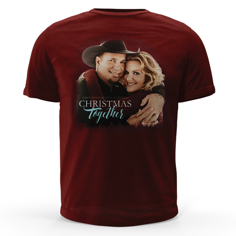 Christmas Together Maroon Tee Garth Brooks Official Store