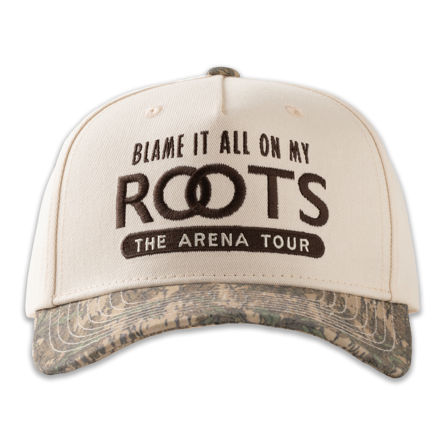 Hat Camo Brim Roots