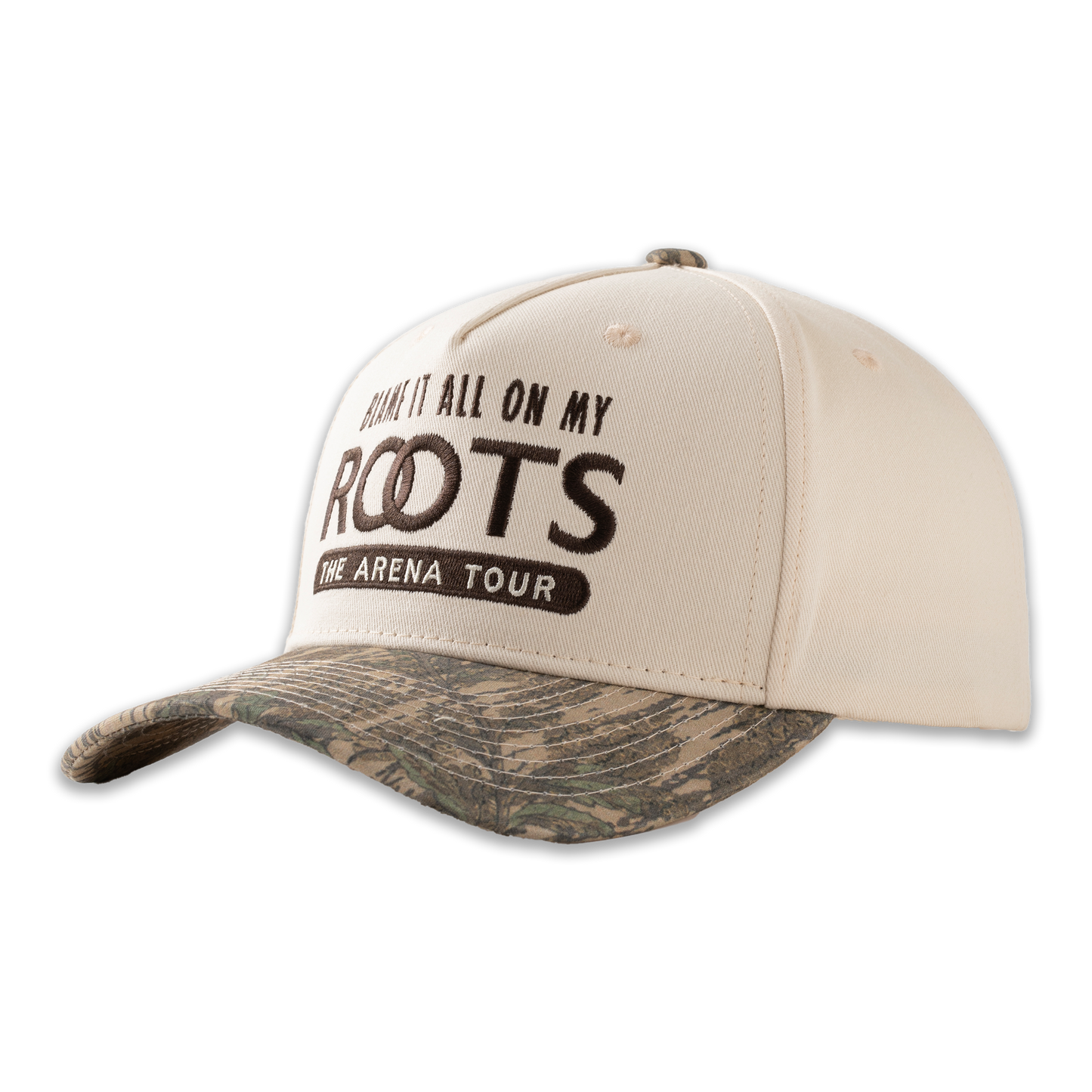 Hat Camo Brim Roots