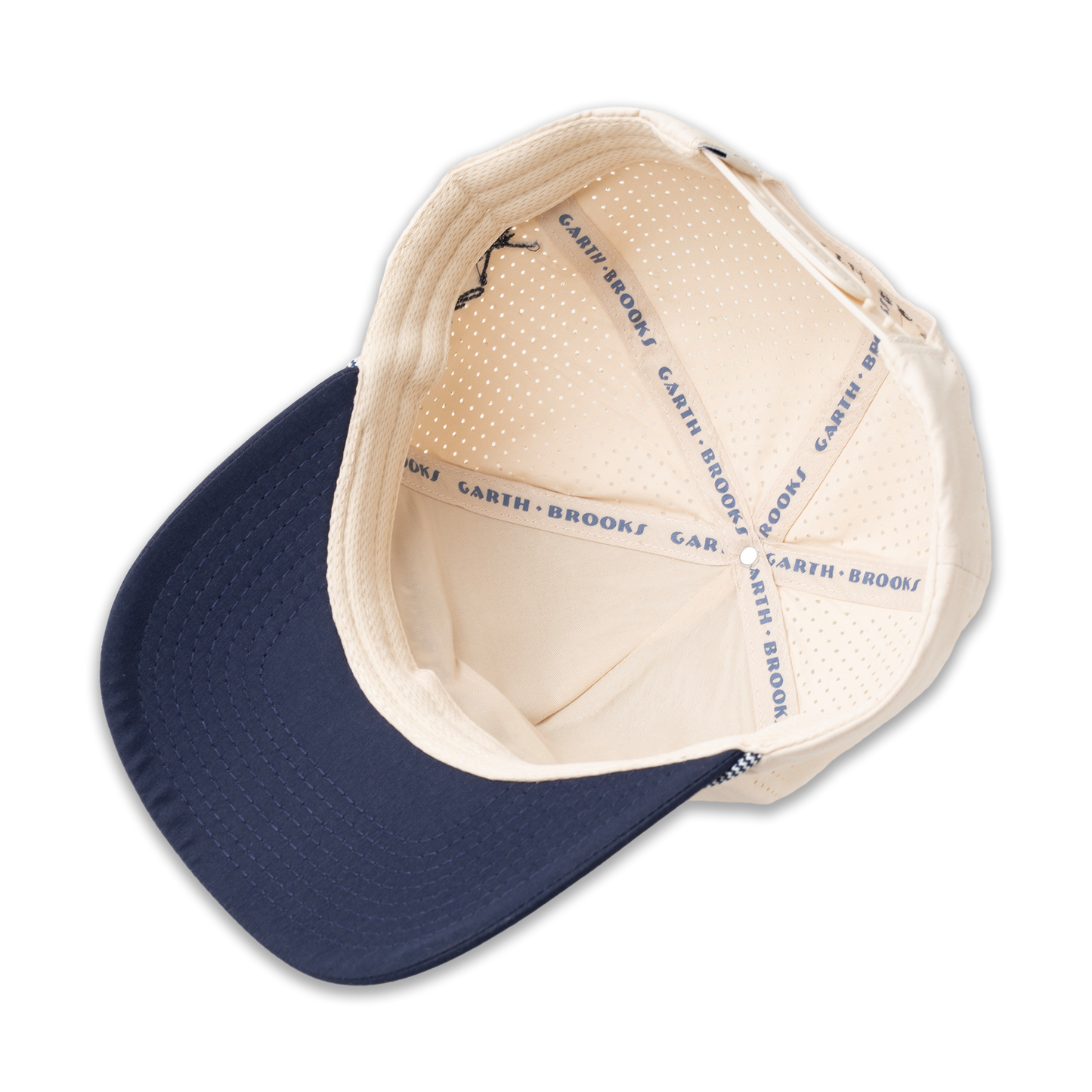 Hat Ivory Navy Rope