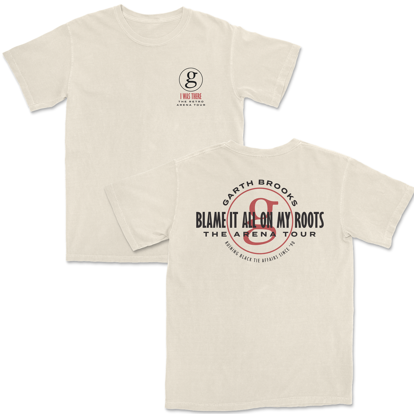 Natural Left Chest Tee