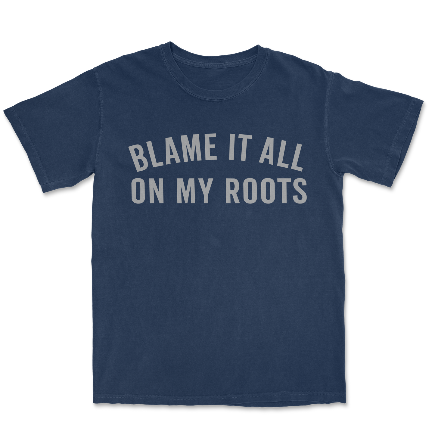 Navy Blame It Tee