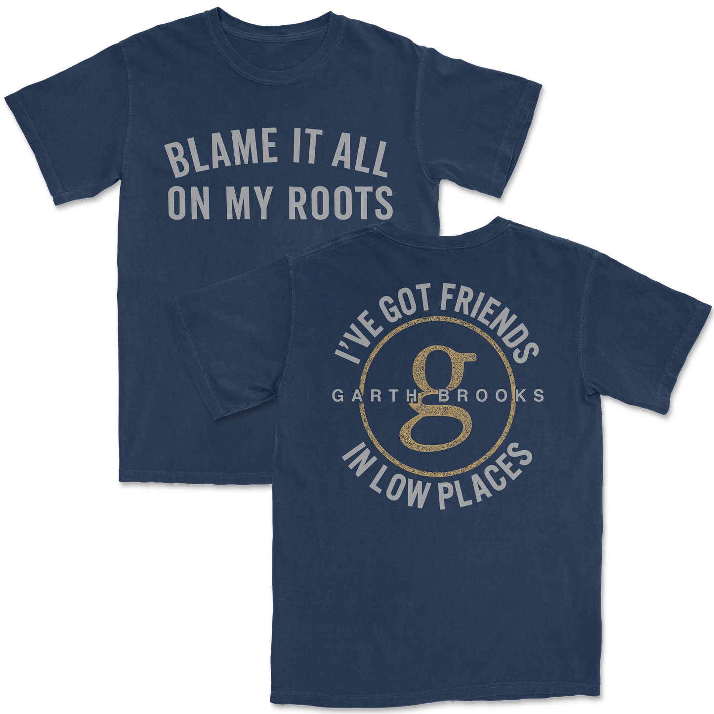 Navy Blame It Tee