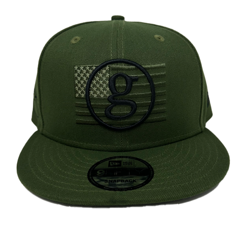 Hat Green Flag Snapback - Technical View