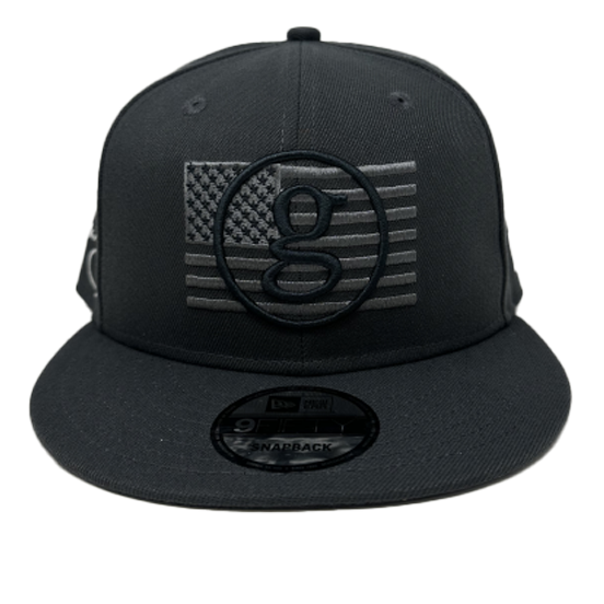 Hat Charcoal Flag Snapback