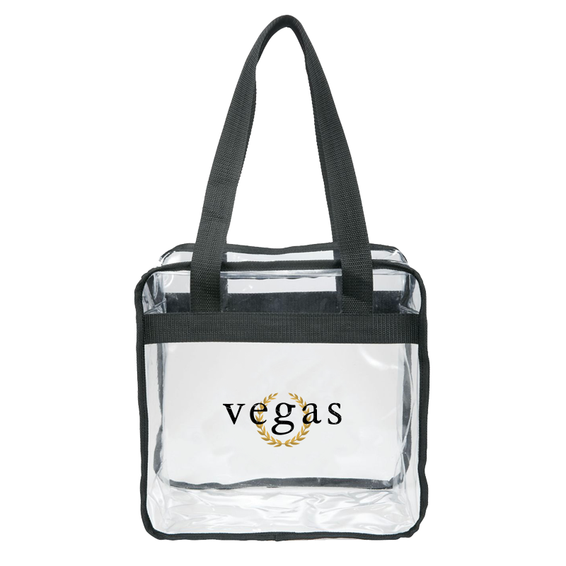 Clear Tote Bag Las Vegas Wreath