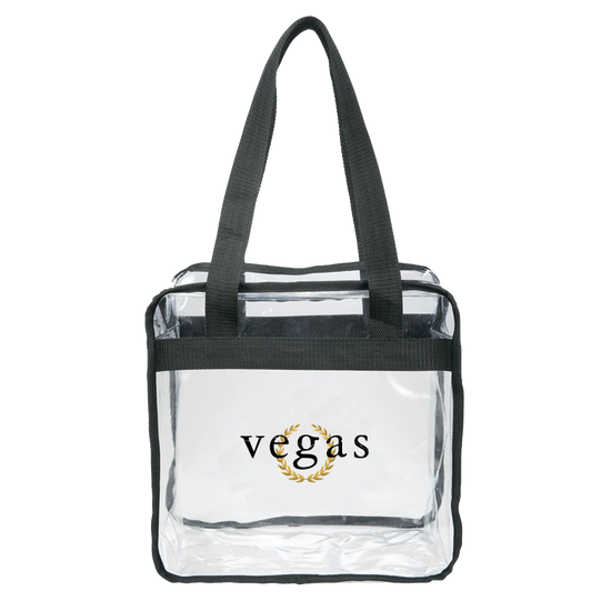 Clear Tote Bag Las Vegas Wreath