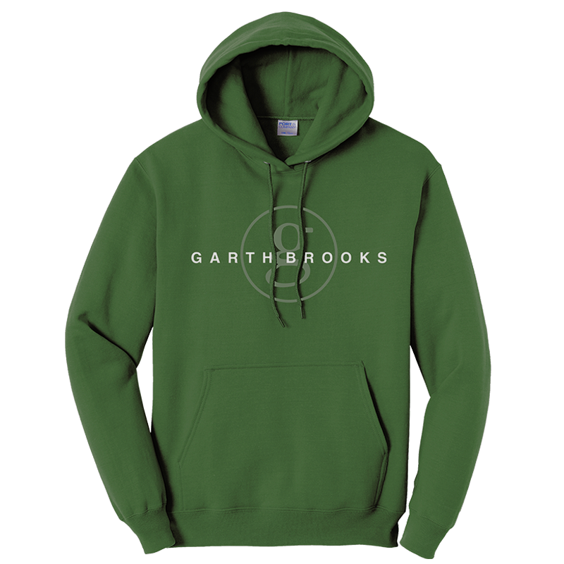 FOREST GREEN PULL OVER HOODIE